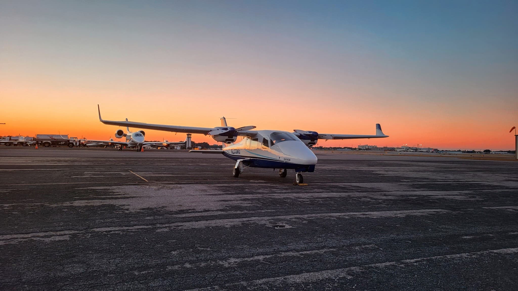 Aircraft on the ramp